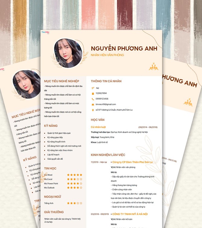1000+] Mẫu CV xin việc MIỄN PHÍ cho mọi ngành nghề 2023